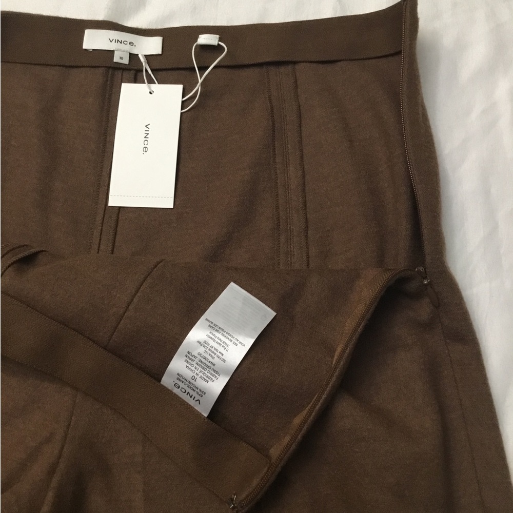 Vince Classic Brown Trousers - Picture 4 of 16